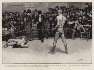 البقاء على قيد الحياة من Pugilism ، معركة قفاز في عام 1896 ، الوقت!